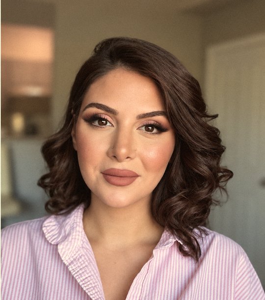 After makeup by Zahlia
