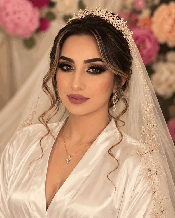 Bridal makeup by Zahlia
