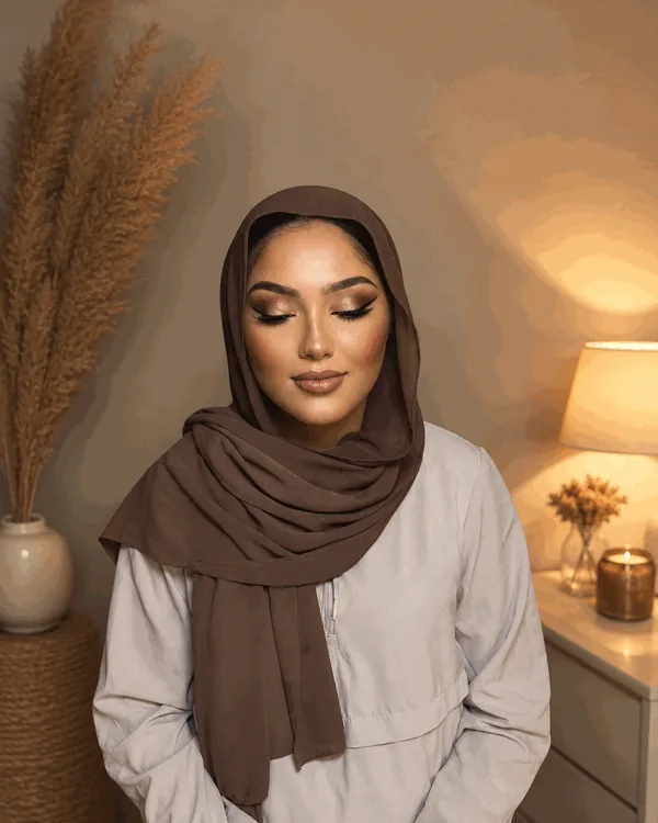 Modest glam makeup by Zahlia