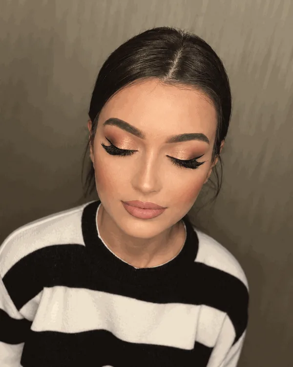 Soft glam makeup by Zahlia